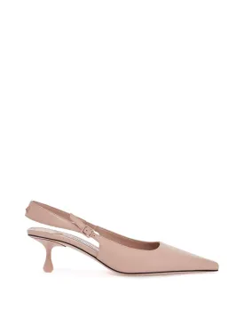 Amel 50 Leather Slingback Pumps