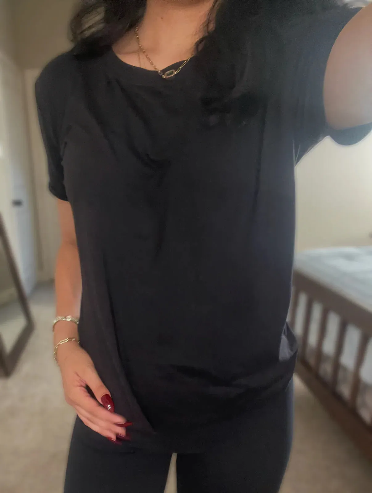 Anchored Arrows Core Comfort Short Sleeve Tee in black
