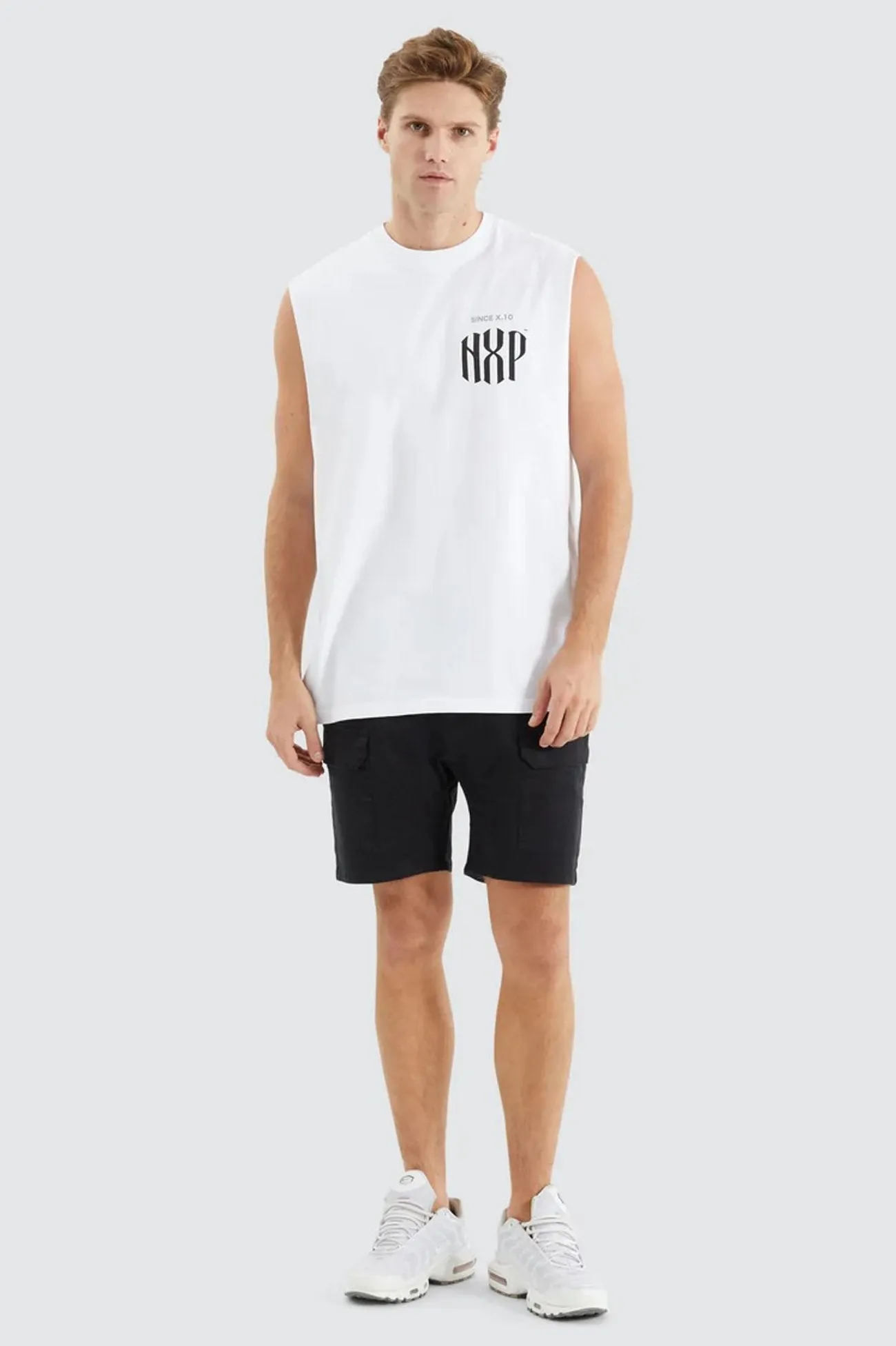 Anode Relaxed Muscle Tee Optical White