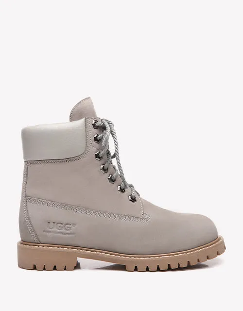 Australian Shepherd UGG Martens Boots Women Leather Noah