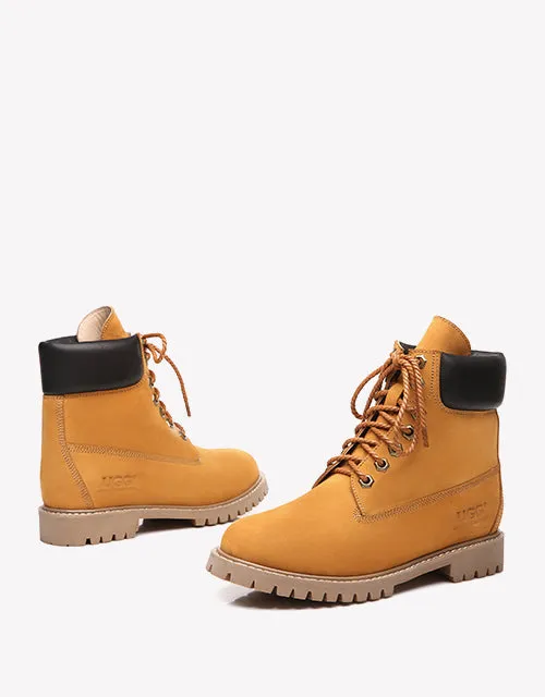 Australian Shepherd UGG Martens Boots Women Leather Noah