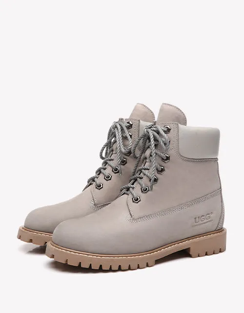 Australian Shepherd UGG Martens Boots Women Leather Noah