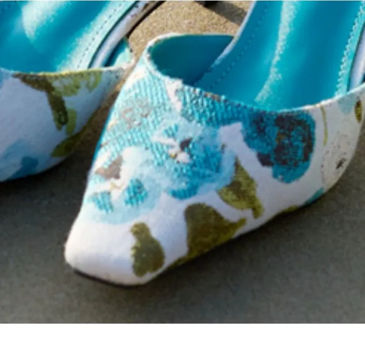 【B-FEI original design flower kitten with mules French half-drag - Miia