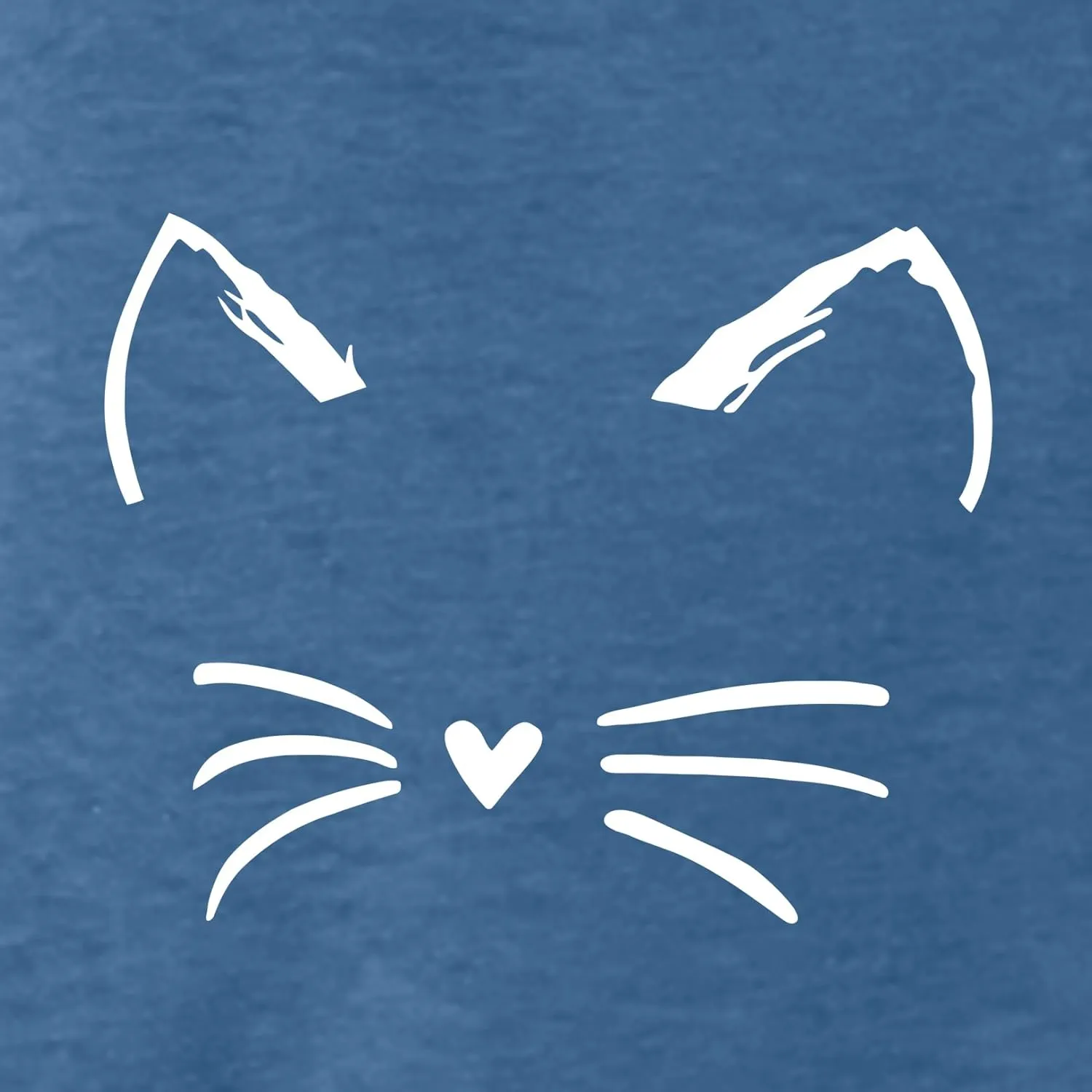 BLACKOO Women's Cat Face Graphic V-Neck T-Shirt Cap Sleeve Tops