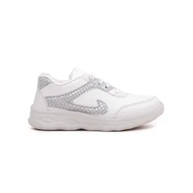 Boys White Casual Jogger KD1509