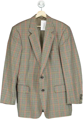Burberrys Multicolour Checkered Blazer UK XXL