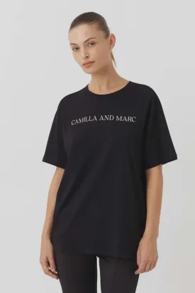 Camilla & Marc | Asher Tee - Black/Stone