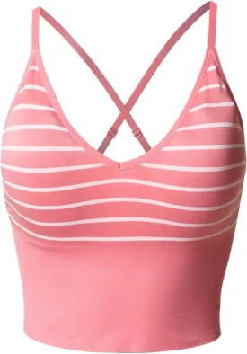 Design by Olivia Women's Casual Seamless Padded Workout Sports Bra Cami Cropped Yoga Tank Top with Adjustable Straps