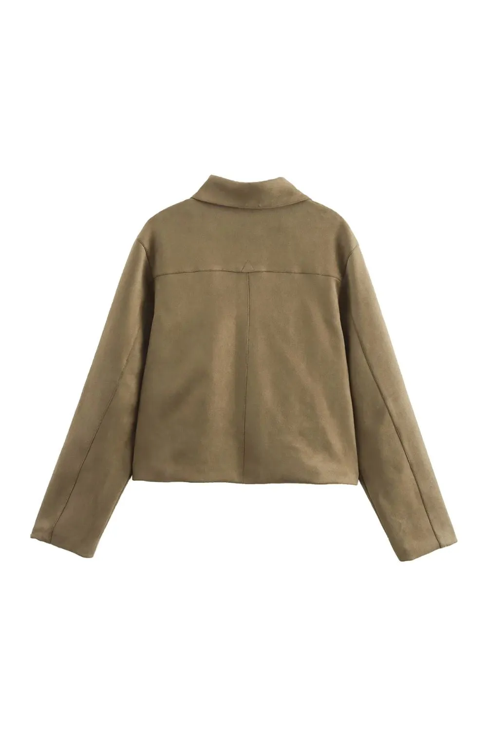 'Edith' Stylish Suede Jacket