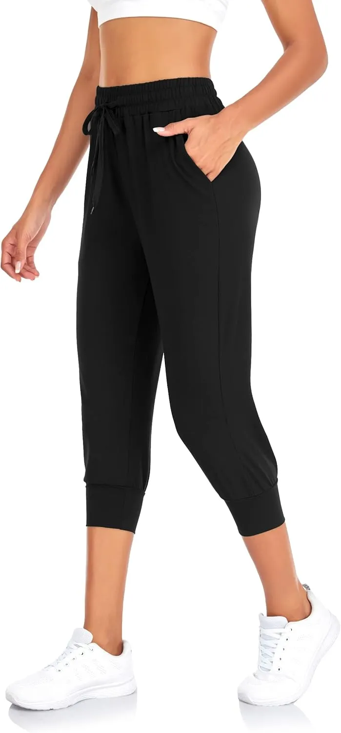 FULLSOFT 3 Pack Sweatpants for Women-Womens Joggers with Pockets Athletic Leggings for Workout Yoga Running