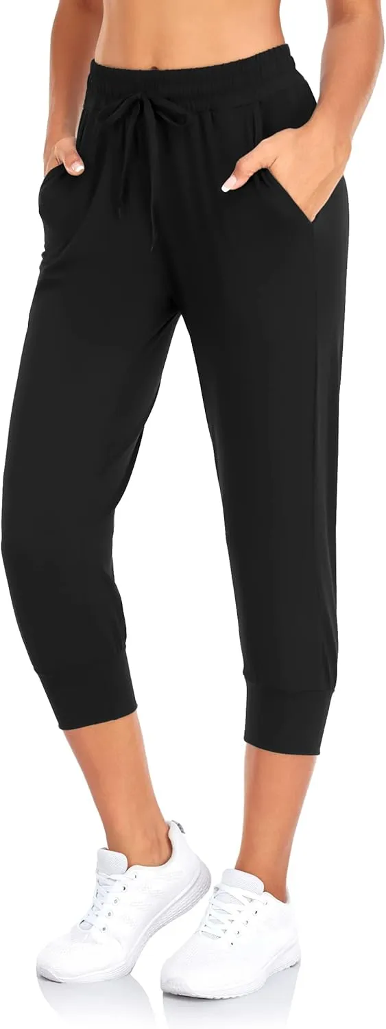 FULLSOFT 3 Pack Sweatpants for Women-Womens Joggers with Pockets Athletic Leggings for Workout Yoga Running