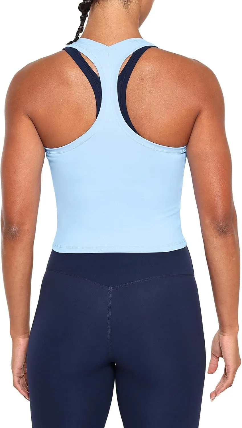 Lavento Women's Racerback Workout Tank Top Sports Yoga Tops Active Sleeveless Shirts