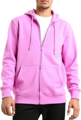 Men's Full Zip Hoodie Fleece Long Sleeve Hooded Sweatshirt Pullover Men Lightweight Athletic Hoodies