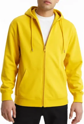 Men's Full Zip Hoodie Fleece Long Sleeve Hooded Sweatshirt Pullover Men Lightweight Athletic Hoodies