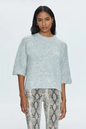 Micah Sweater Tee - Soft Grey
