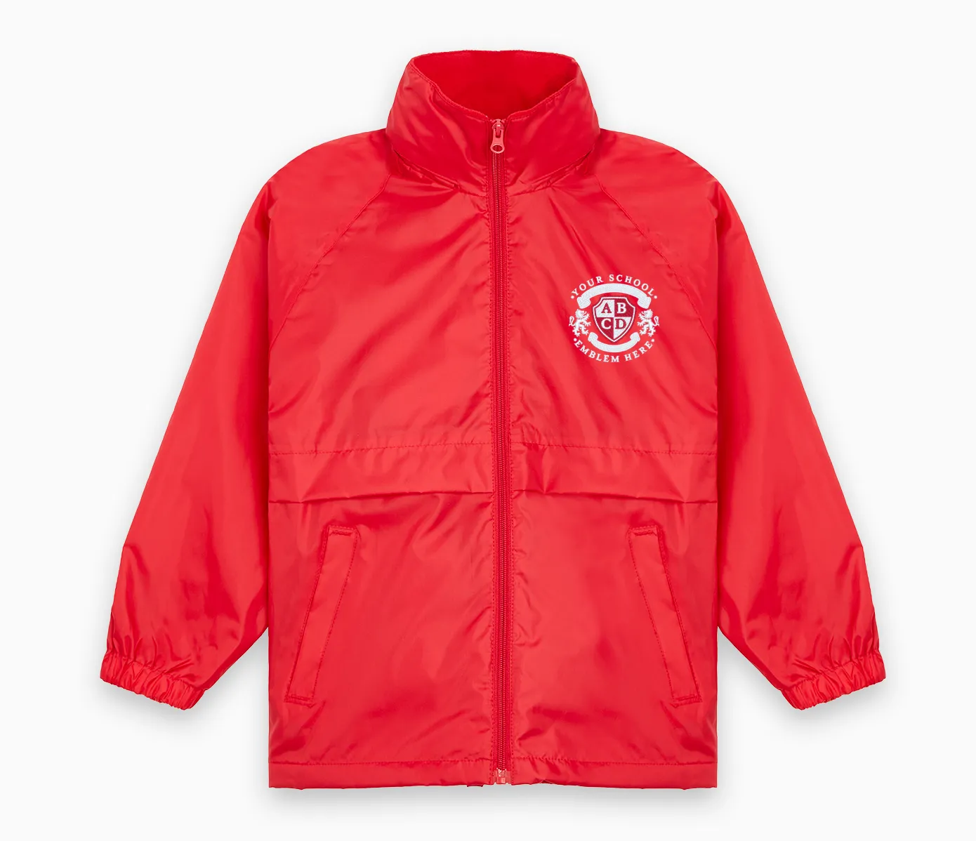 Microfleece Lined Jacket - Red
