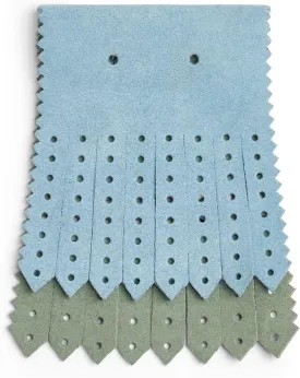 NOWNIN Women's Perforated Leather Kiltie Shoe Topper | Luxe Fringe Accessory for Oxfords & Loafers | Adjustable One-Size Shoe Decor