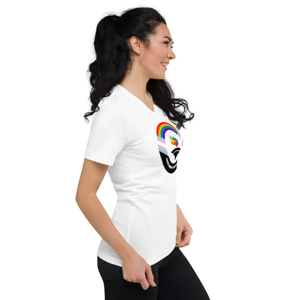 Outright Libertarians Logo Unisex Short Sleeve V-Neck T-Shirt