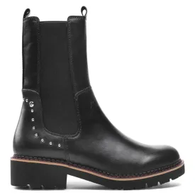 Pikolinos Vicar Calfskin Leather Women's Mid Calf Chelsea Boots