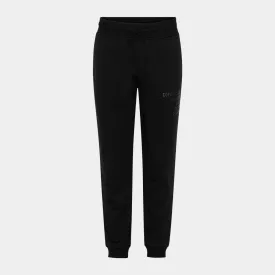 Sorte bambus sweatpants med logo