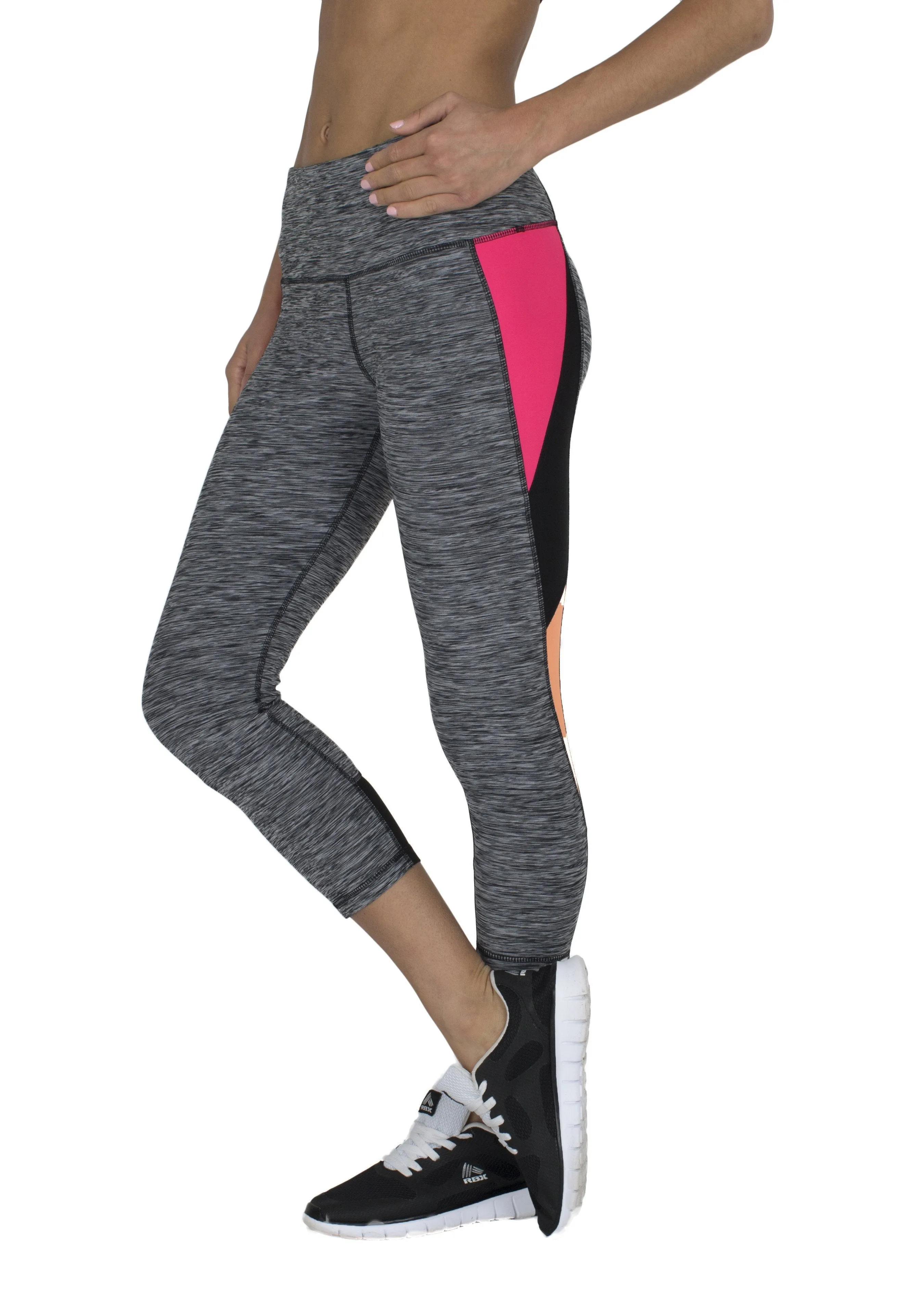 Stratus Contrast Block Capris