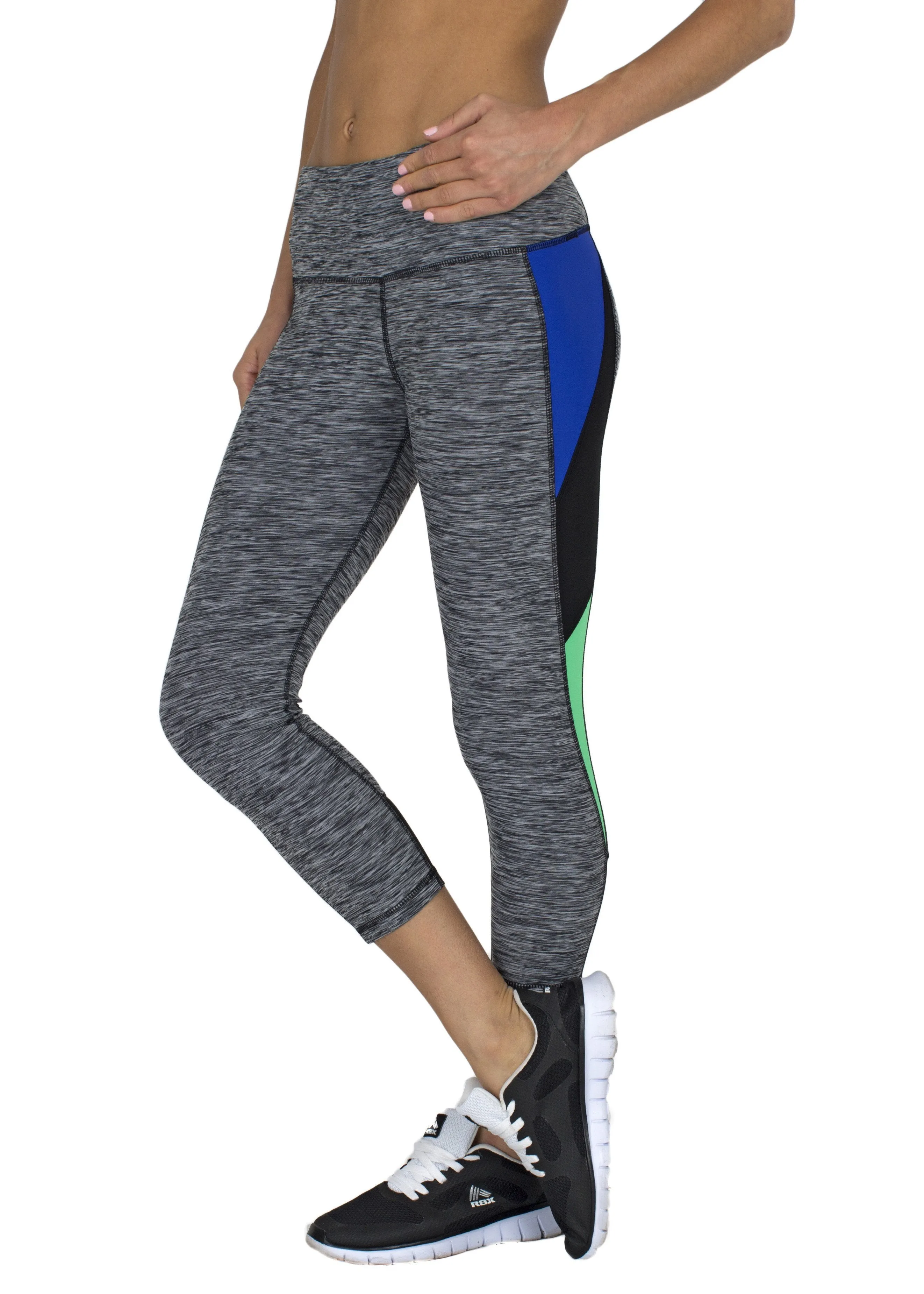 Stratus Contrast Block Capris