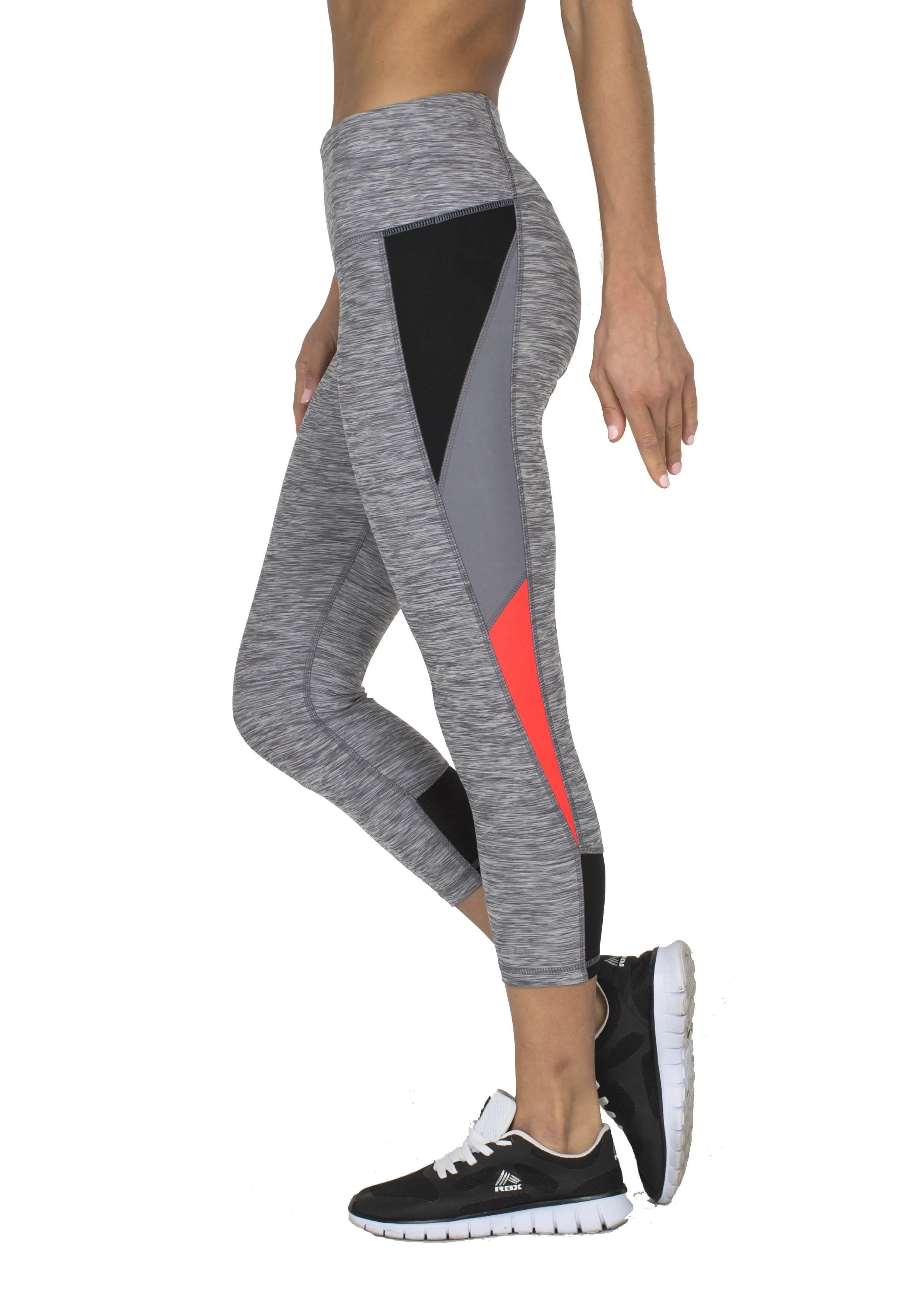 Stratus Contrast Block Capris