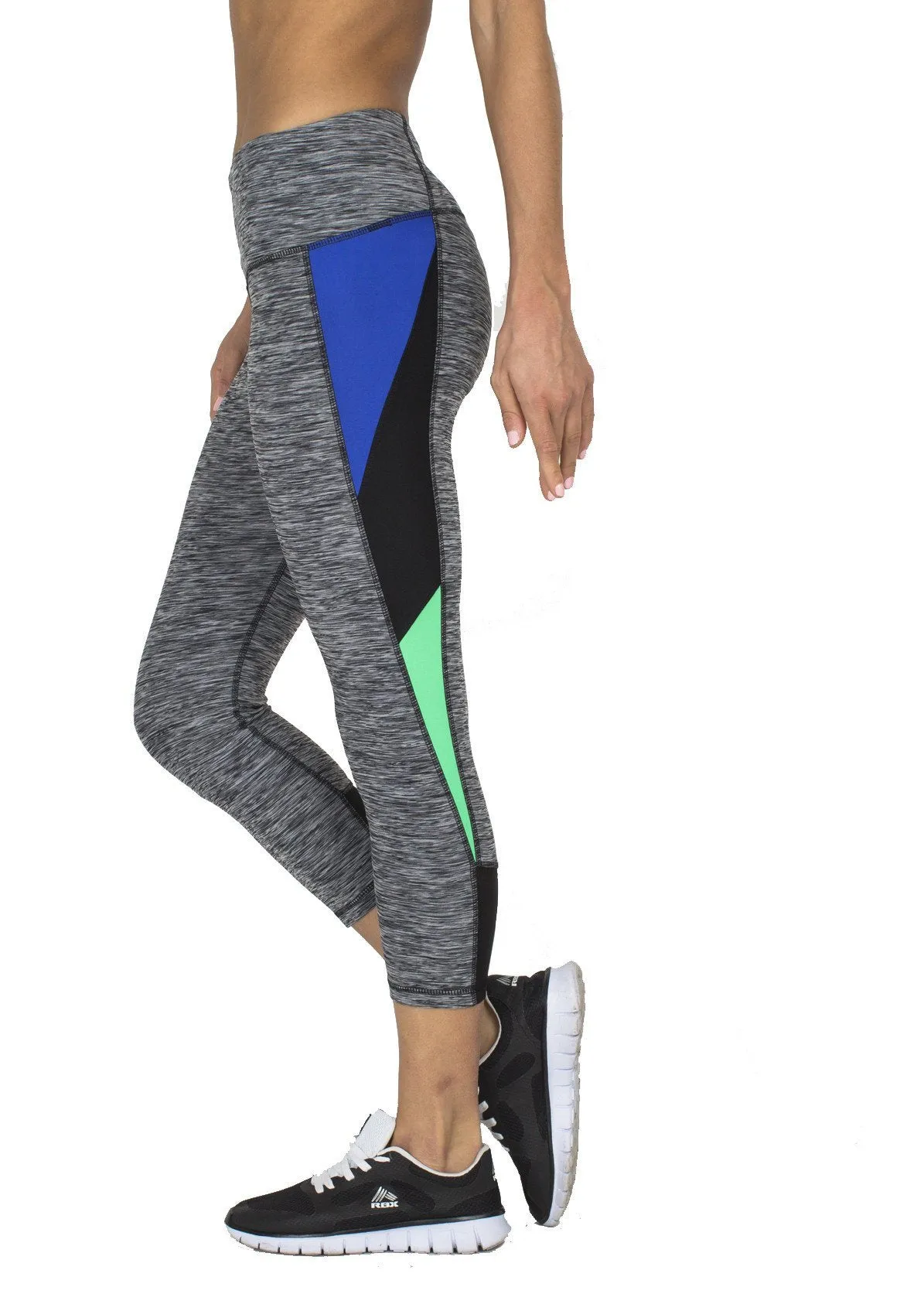 Stratus Contrast Block Capris