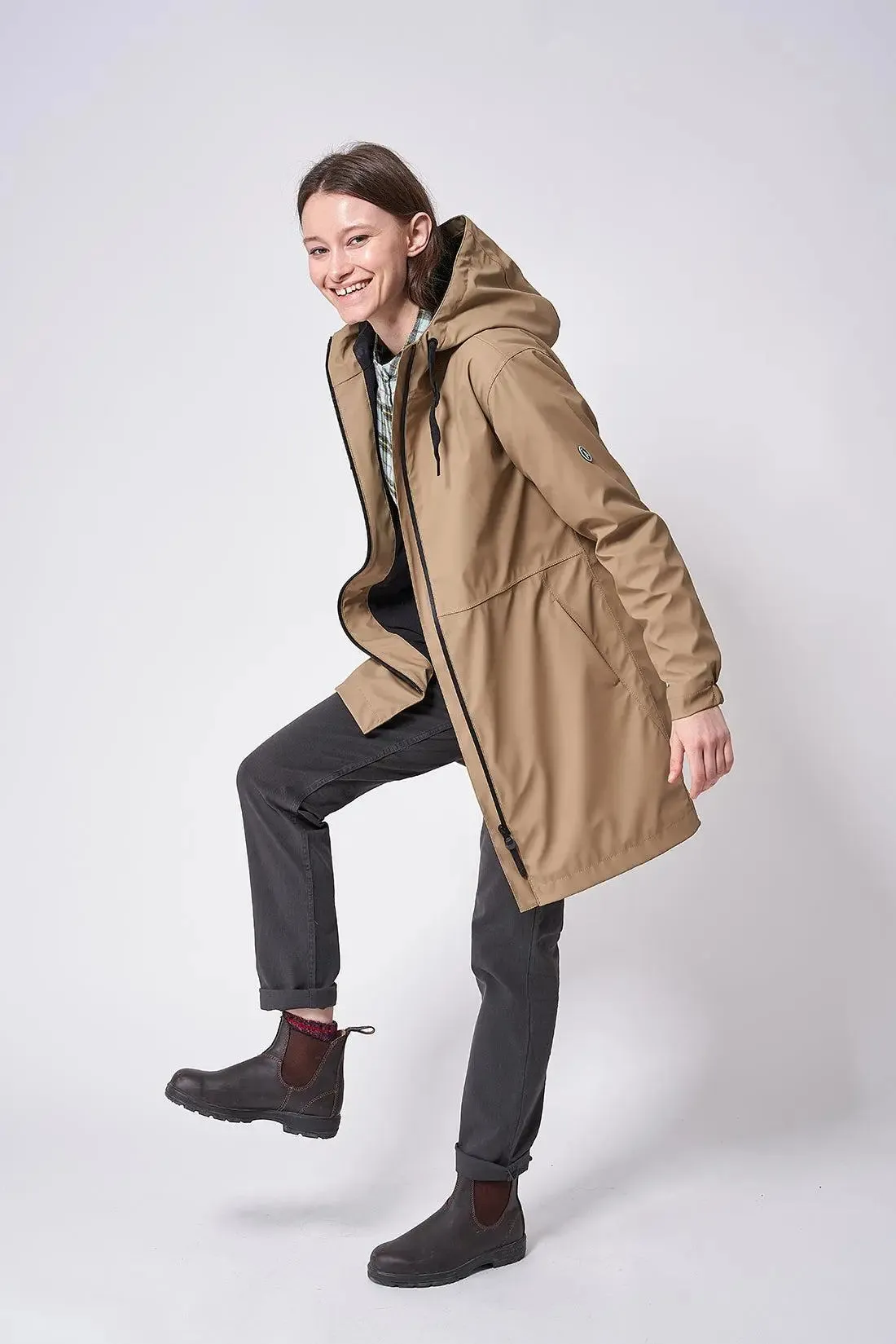 Tanta Vand Waterproof PU coat - Elmwood