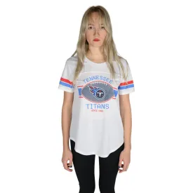 Ultra Game NFL Tennessee Titans Womens Soft Mesh Jersey Varsity Tee Shirt|Tennessee Titans