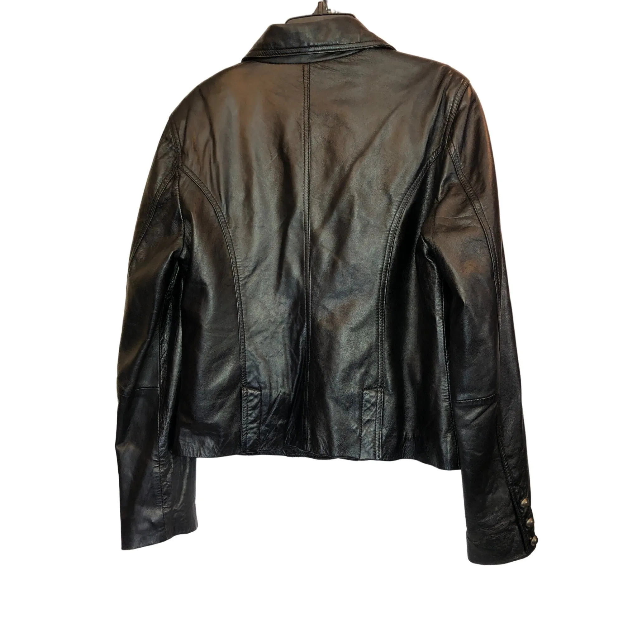 Uniform John Paul Richard Women's Black Genuine Leather Jacket Pre-Owned Size S