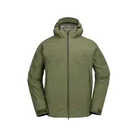 Volcom Side Hit Shell Snow Jacket - Ivy