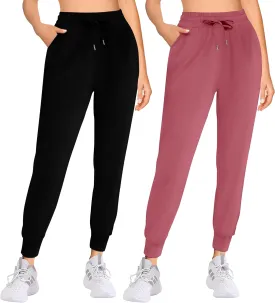 Women's Joggers with Pockets Sweatpants for Women Lounge Workout Jogger Pants for Yoga Running Athletic Leggings