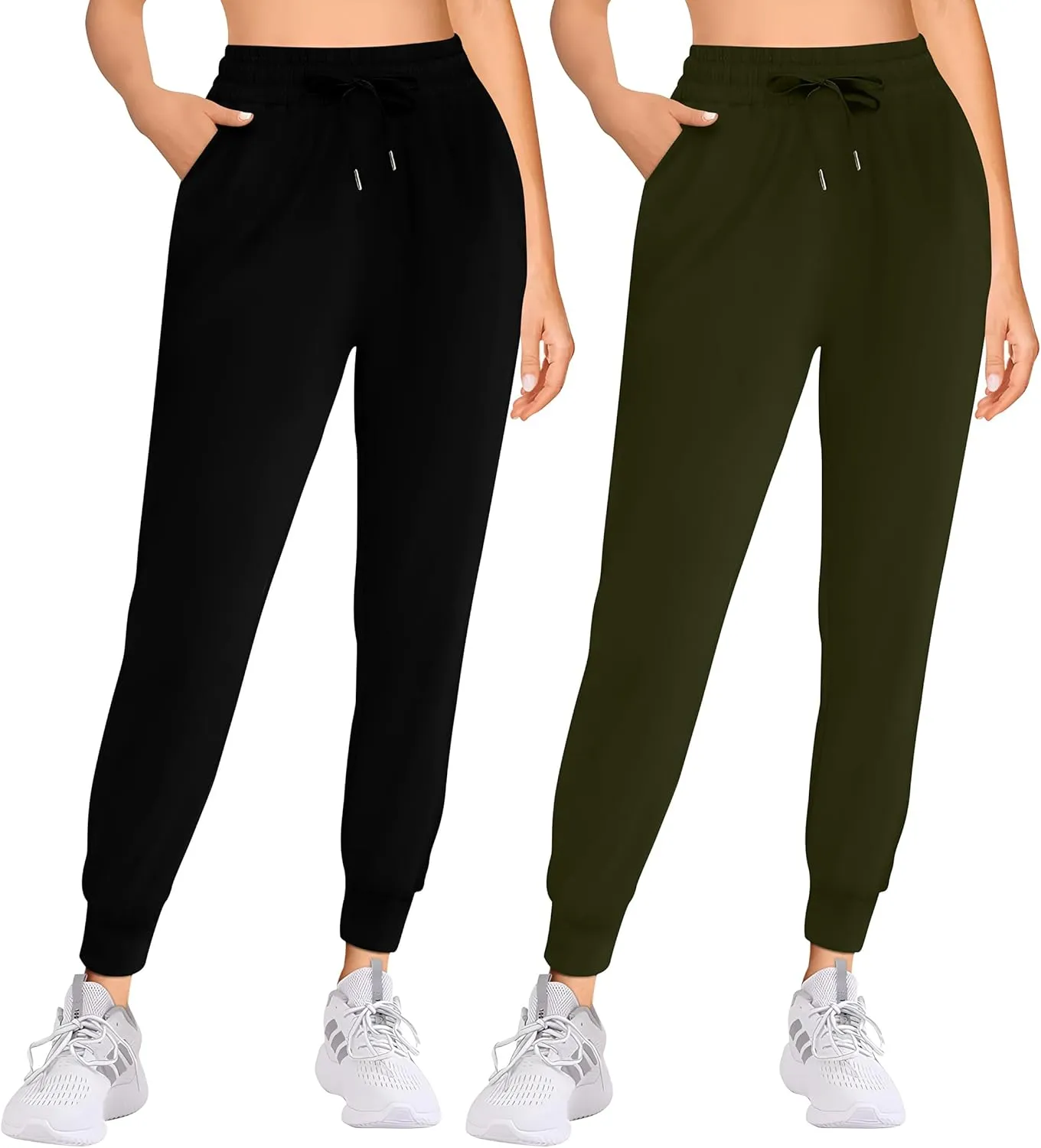 Women's Joggers with Pockets Sweatpants for Women Lounge Workout Jogger Pants for Yoga Running Athletic Leggings