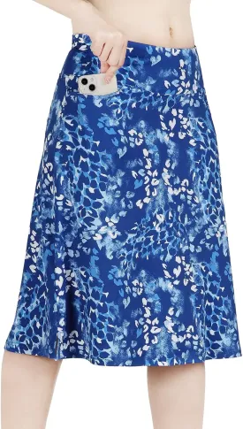 Womens Skorts Modest Knee Length Skirts Athletic Midi Active Running Skirt
